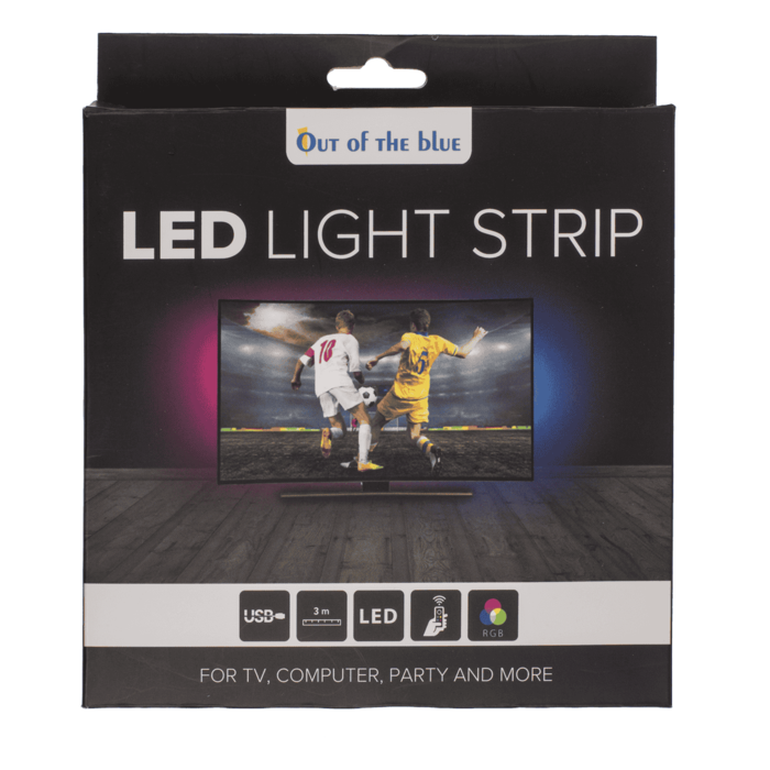 Leuchtstreifen mit farbwechselnder LED, L: 3 m,