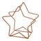 Stern zum Stellen, rusty, klein, ca. 15cmD