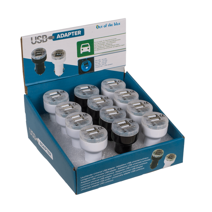 Leuchtender Universal USB-Adapter,