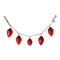 Girlande Zapfen Ornament, rot, ca.50cmL