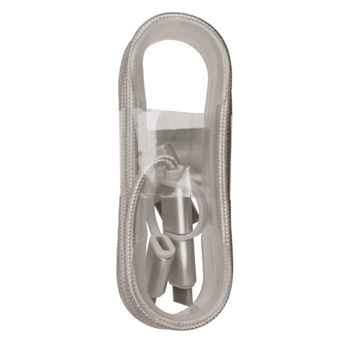 USB-Ladekabel 3 in 1, L: ca. 1,4 m, 96-teilig &