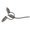 USB-Ladekabel 3 in 1, L: ca. 1,4 m, 96-teilig &