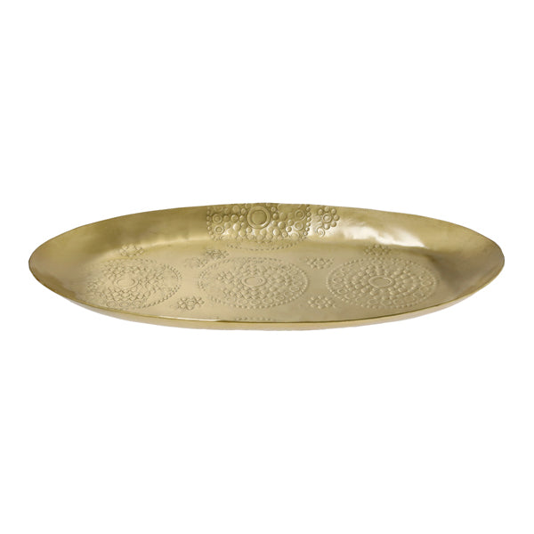 Deko Platte, gold, L, ca. 38cmL
