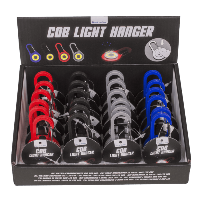 Metall-Karabinerhaken mit COB-LED