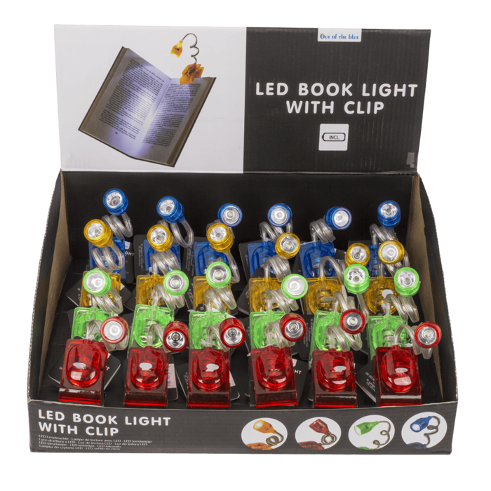 Leseleuchte mit LED (inkl. Batterien) ca. 4 cm,