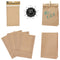 Kraftpapier Tüten DIY, 4er Pack, 17x26x7cm