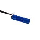 Metall-Taschenlampe mit 9 LED, ca. 8,5 cm,