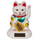 Winkekatze, mit Solarzelle, ca. 8 cm,