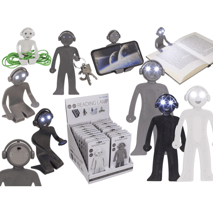 Leseleuchte, Men Body, mit LED (inkl. Batterien)