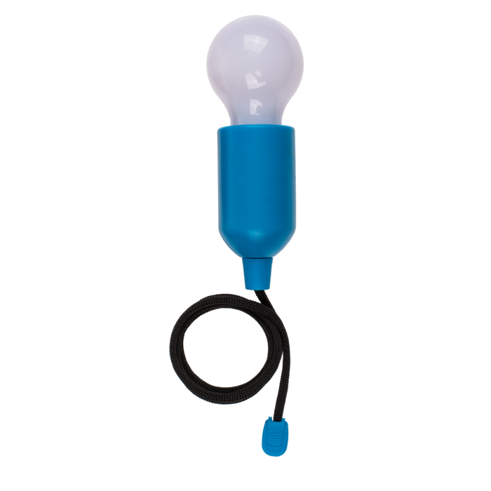 Leuchte mit LED, Glühbirne, mit Schnur, ca. 15 cm,