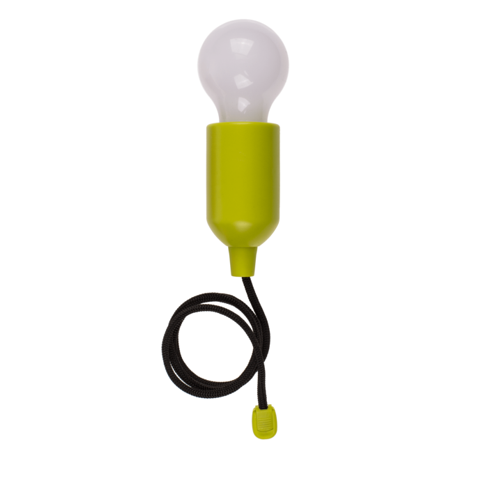 Leuchte mit LED, Glühbirne, mit Schnur, ca. 15 cm,
