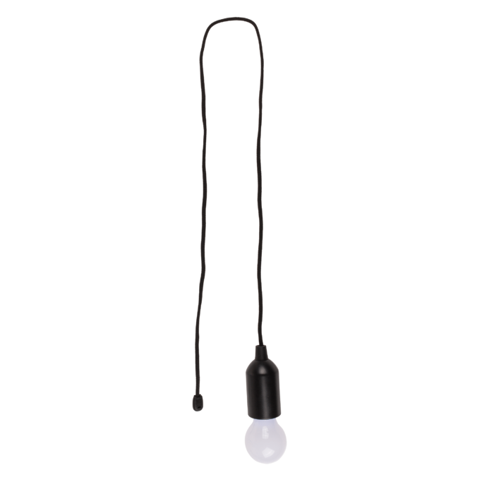 Leuchte mit LED, Glühbirne, mit Schnur, ca. 15 cm,
