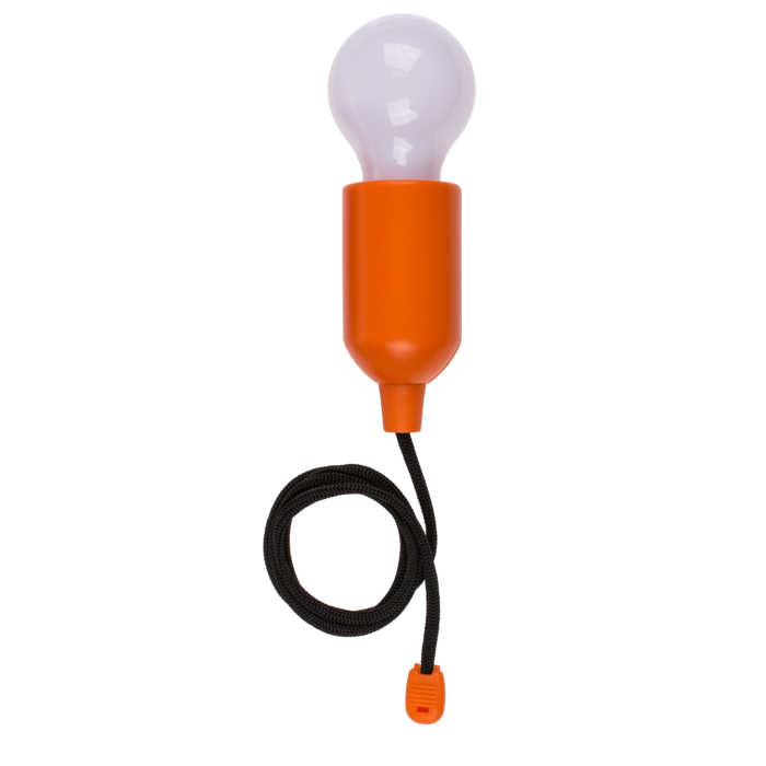 Leuchte mit LED, Glühbirne, mit Schnur, ca. 15 cm,