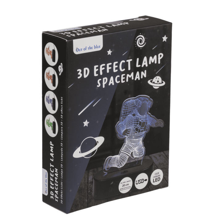 3D-Leuchte, Astronaut, ca. 20 cm,