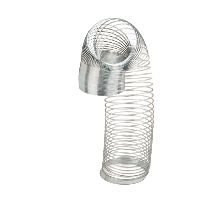 Metallspirale, ca. 11 cm,