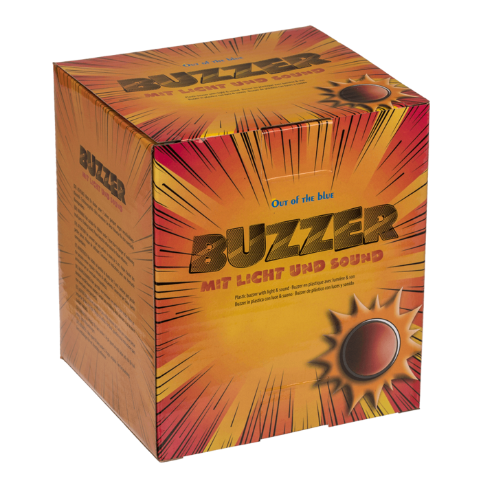 Buzzer mit LED & Sound, ca. 11,5 x 11 cm,