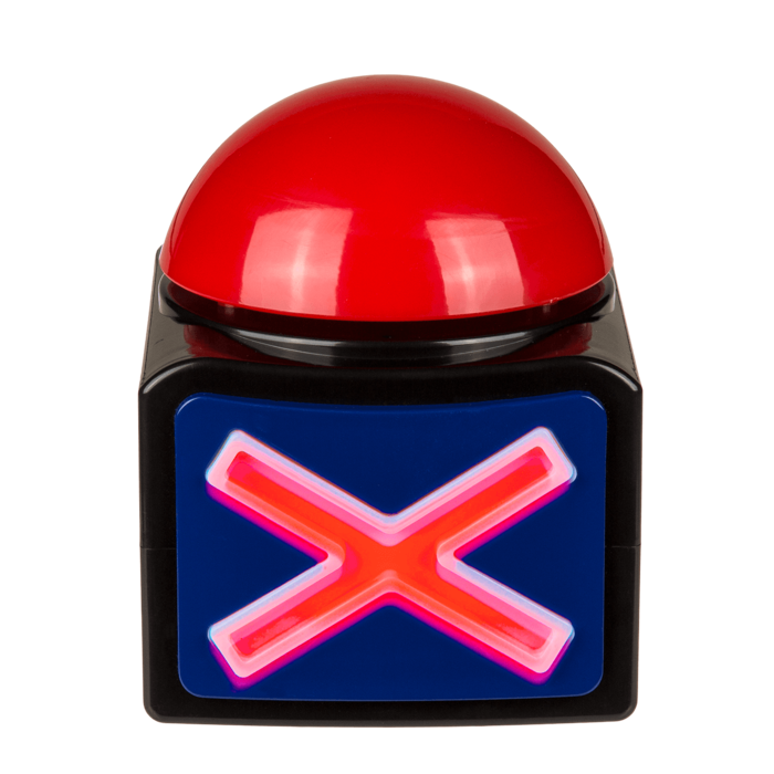 Buzzer mit LED & Sound, ca. 11,5 x 11 cm,