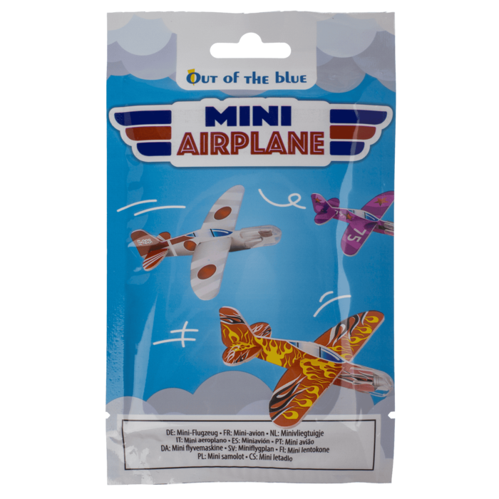 Mini-Flugzeug, ca. 10 cm,