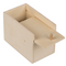 Grusel-Spinne in Holzbox, ca. 9 x 6 x 6,5 cm,