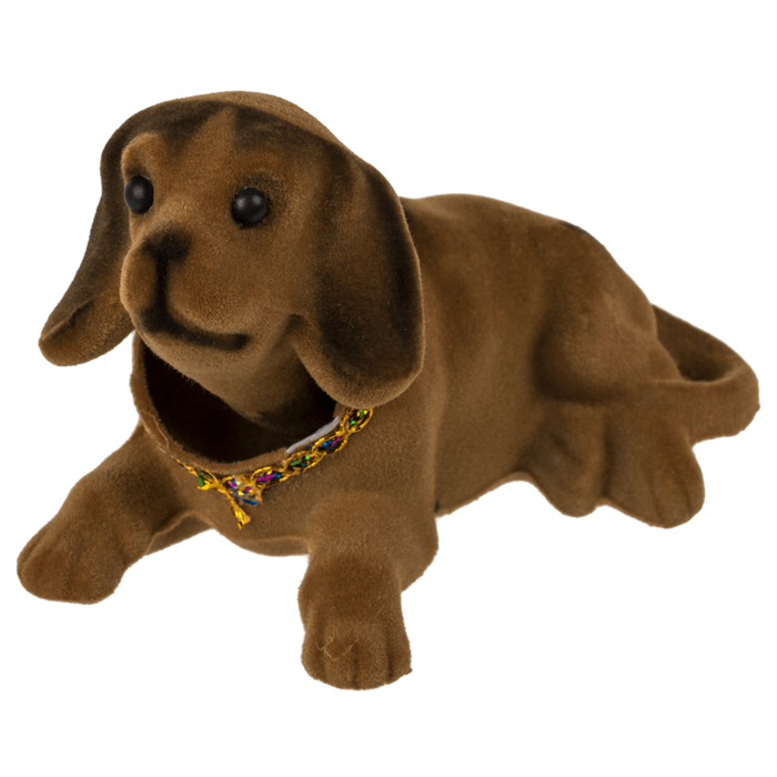 Wackel-Hund, ca. 12 x 8 cm, 4-fach sortiert,