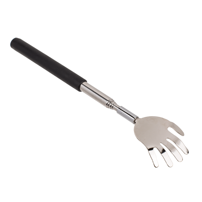 Ausziehbarer Metall-Rückenkratzer, Hand,