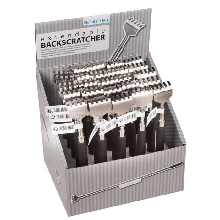 Ausziehbarer Metall-Rückenkratzer, Mini,