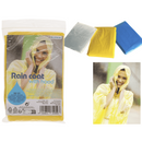 Regenponcho mit Kapuze, Einheitsgröße,