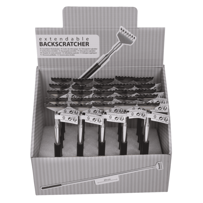 Ausziehbarer Metall-Rückenkratzer