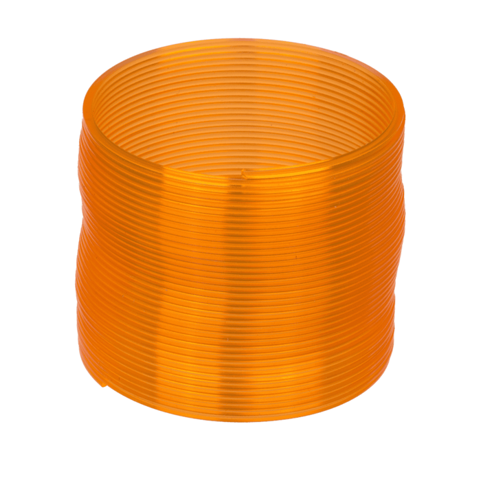 Spirale, Neon, ca. 7,5 cm,