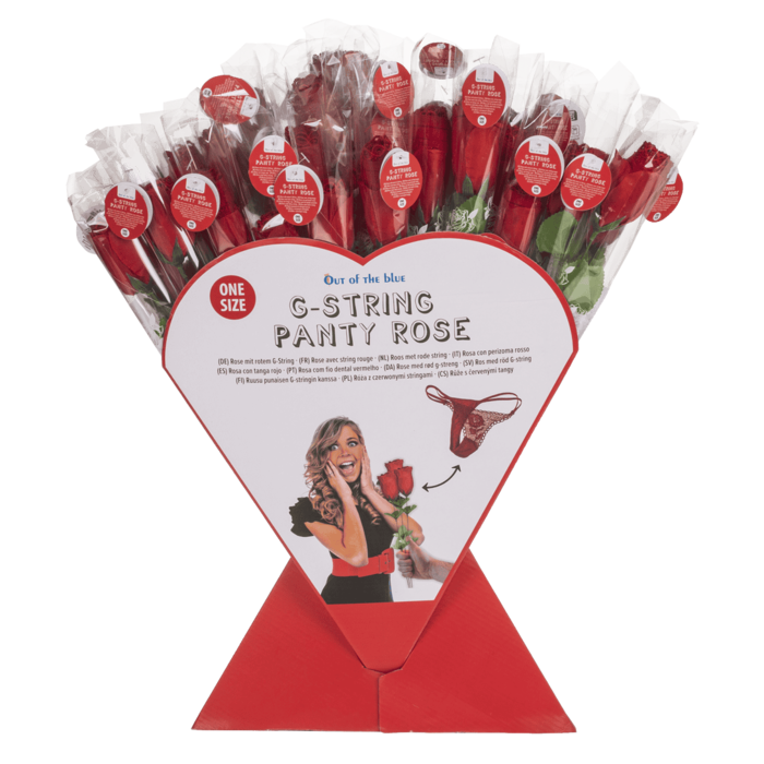 Rose mit rotem G-String, ca. 43 cm,