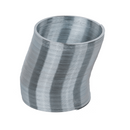 Silberfarbene Mini-Metallspirale, ca. 3,5 cm,
