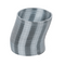 Silberfarbene Mini-Metallspirale, ca. 3,5 cm,