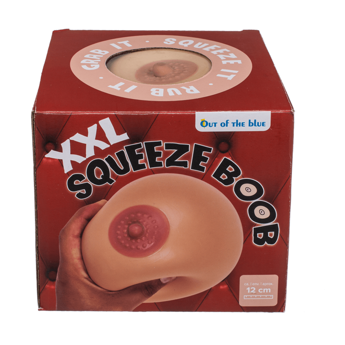 Squeeze-Ball, XXL-Brust, ca. 12 cm, ca. 900 g,