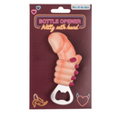 Metall-Flaschenöffner mit Magnet, Penis mit Hand,