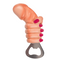 Metall-Flaschenöffner mit Magnet, Penis mit Hand,