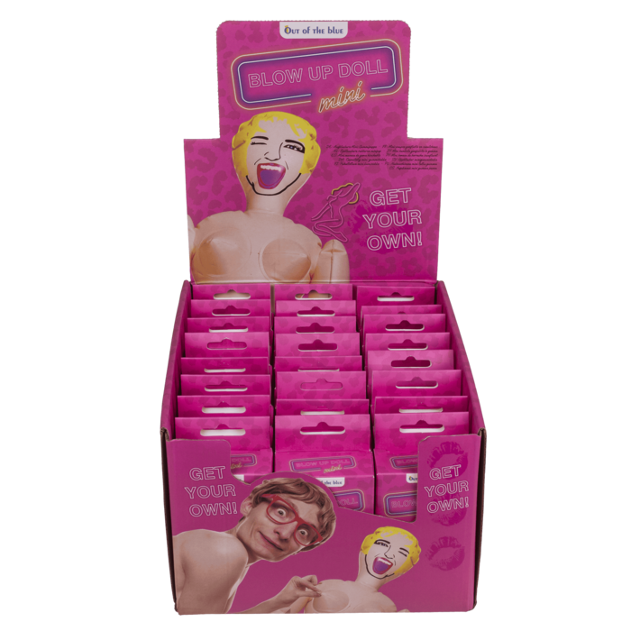 Aufblasbare Mini-Gummipuppe, ca. 66 cm,