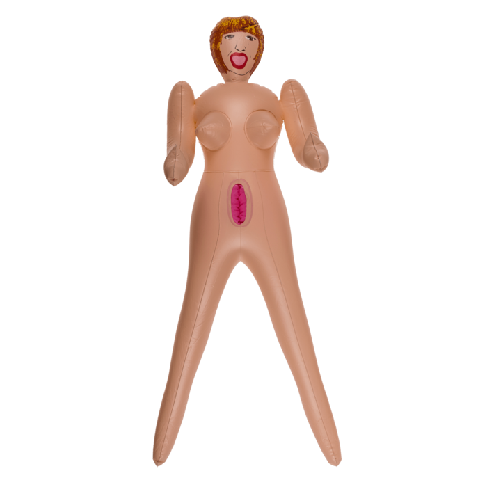 Aufblasbare Mini-Gummipuppe, ca. 66 cm,