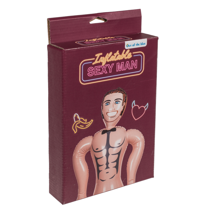 Aufblasbare Gummipuppe, Sexy Man, ca. 155 cm,