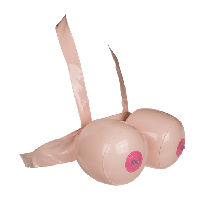 Aufblasbare Brüste, Boob Battle, ca. 15 x 40 cm,