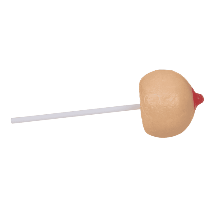 Süßwarenlolli, Brust, ca. 50 g,