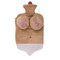 Wärmflasche, Sexy Boobs, ca. 35 x 20 cm,