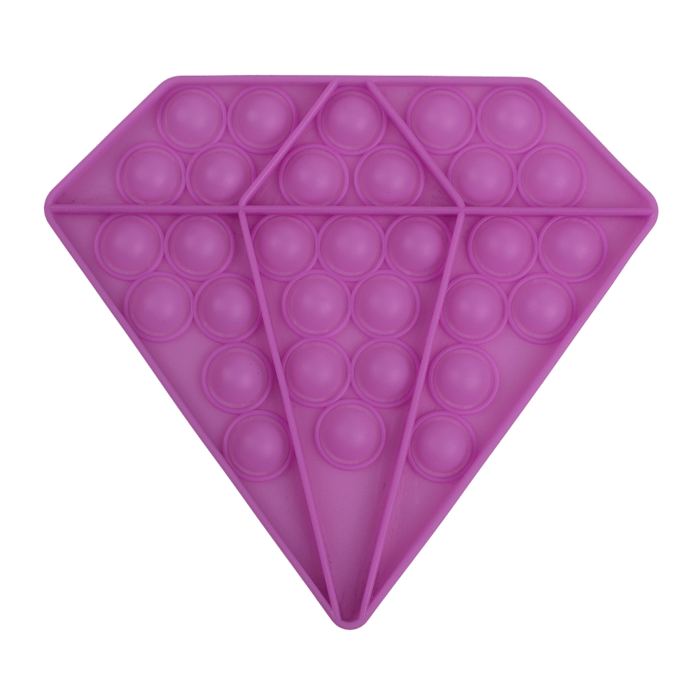 Fidget Pop Toy, Diamant, leuchtet im Dunkeln,