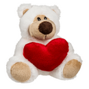 Plüsch-Bär mit rotem Herz, Big Love, ca. 15 cm