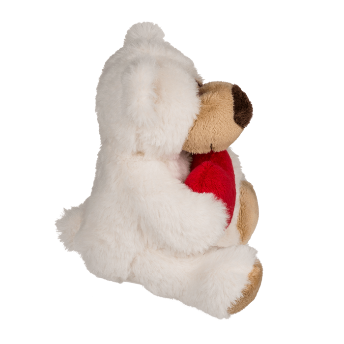 Plüsch-Bär mit rotem Herz, Big Love, ca. 15 cm