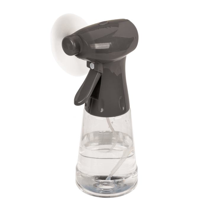 Ventilator mit Sprühflasche, ca. 22 cm,