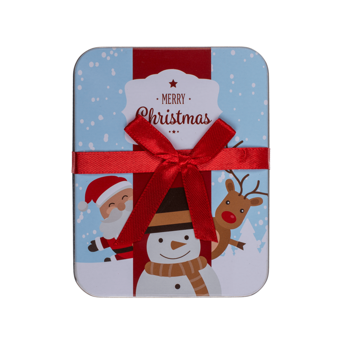 Metall-Geschenkdose, Merry Christmas,