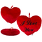 Rotes Plüschherz, I love you, ca. 35 cm
