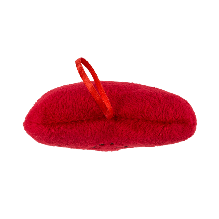 "Rotes Plüschherz, Je t'aime, ca. 10 cm,"