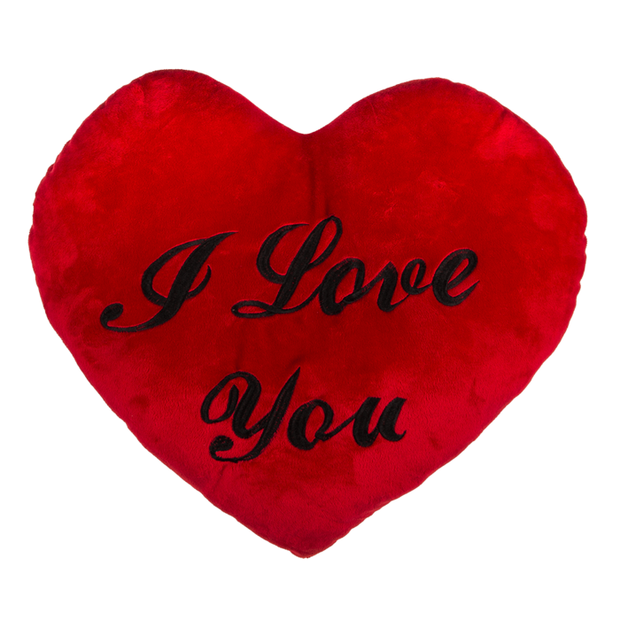 Rotes Jumbo-Plüschherz, I love you,