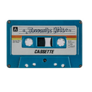 Metall-Aufbewahrungsdose, Musikkassette,